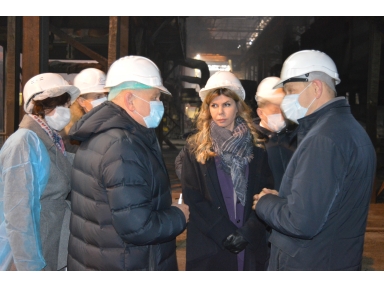 Глава администрации города Липецка Евгения Уваркина посетила «Свободный сокол»